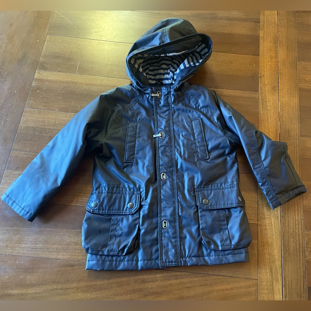 Baby Gap Navy Blue Rain Coat Size 5T